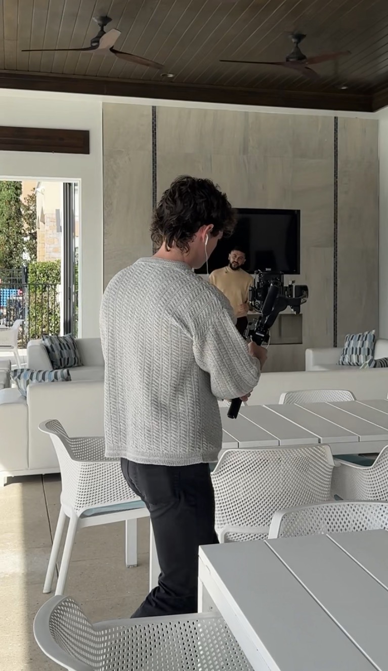 Real estate agent personal branding video filming Central Florida